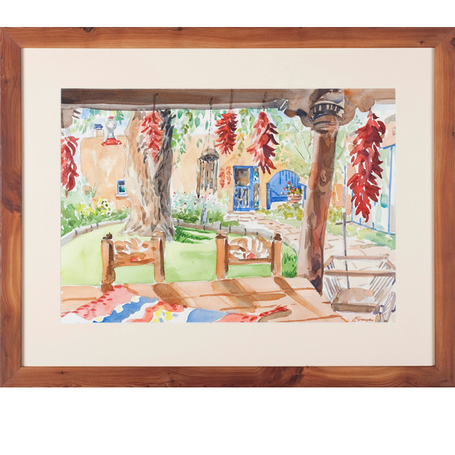 Hanging Peppers, New Mexico