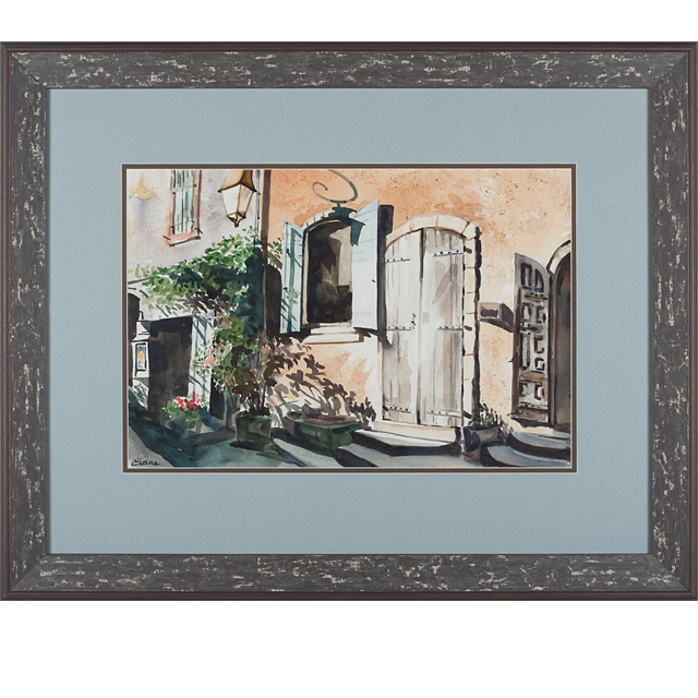 watercolor france